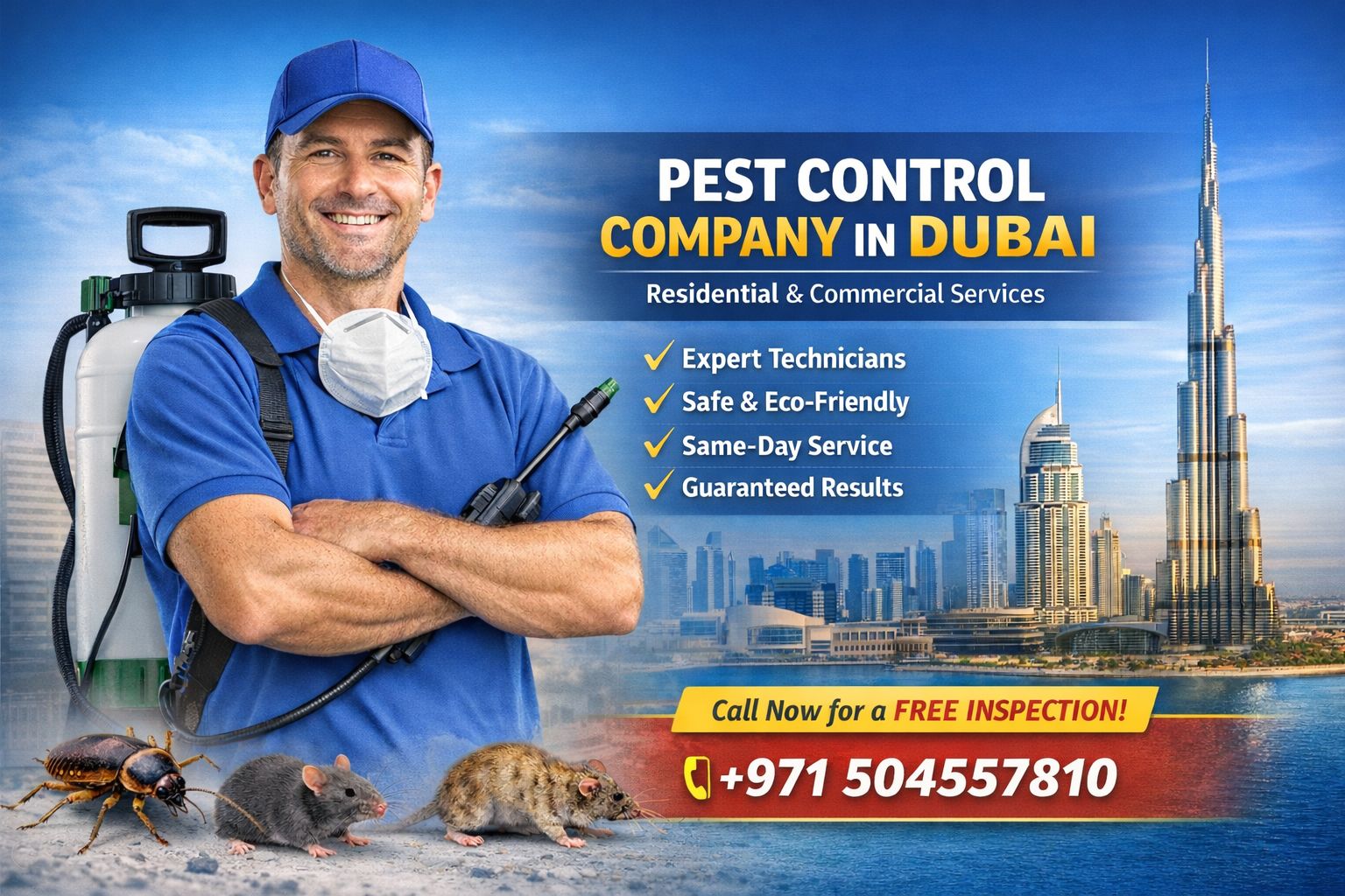Pest control company in Dubai